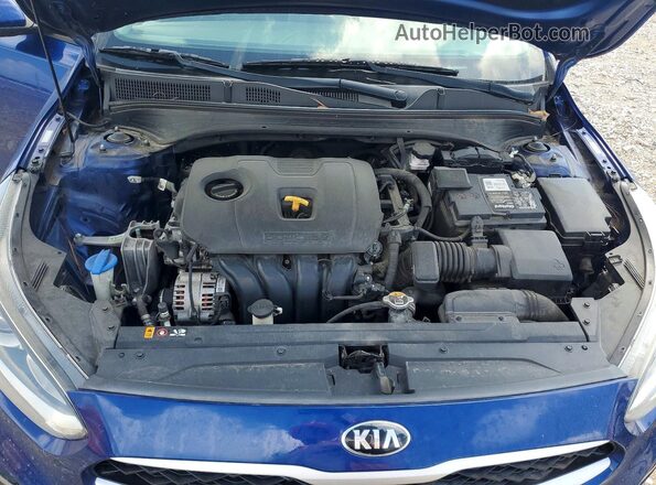 3KPF24ADXME355266 2021 KIA FORTE Blue Սալոնի հետևի տեսք
