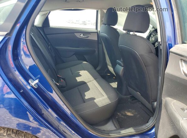 3KPF24ADXME355266 2021 KIA FORTE Blue Հետևի նստատեղերի տեսք