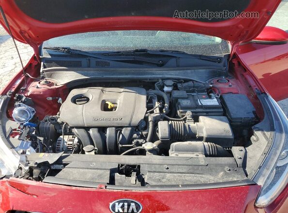 3KPF24ADXME359429 2021 KIA FORTE Красный Вид задней части салона