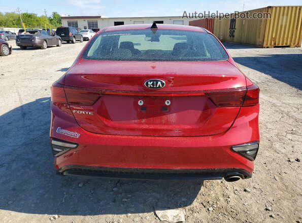 3KPF24ADXME359429 2021 KIA FORTE Красный Вид сзади