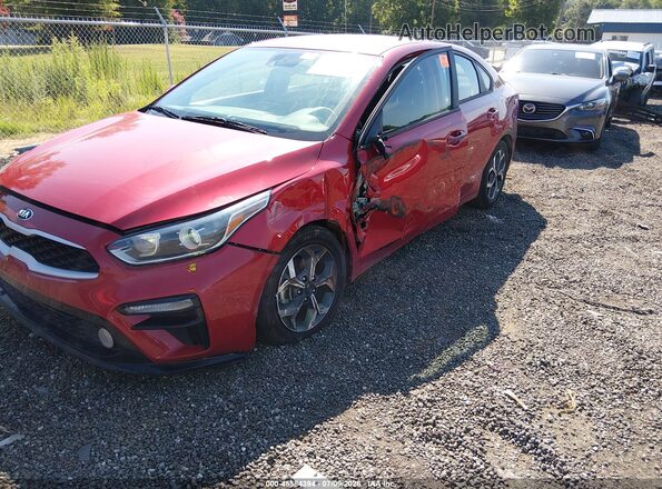 3KPF24ADXME379664 2021 KIA FORTE Red Widok z przodu
