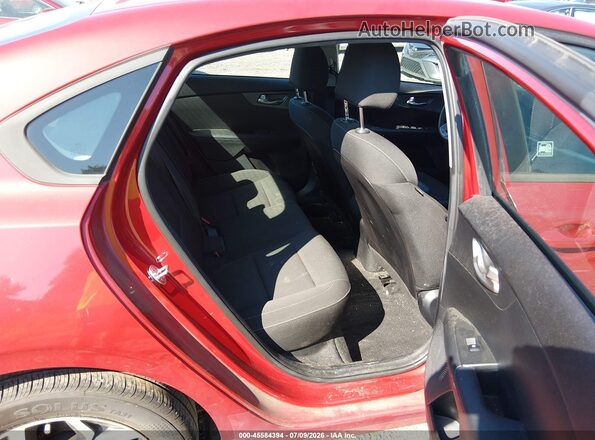 3KPF24ADXME379664 2021 KIA FORTE Red Widok naklejki z numerem VIN