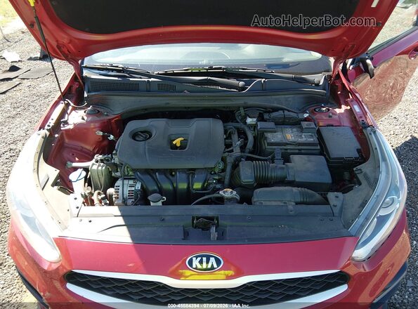 3KPF24ADXME379664 2021 KIA FORTE Red Widok z tyłu