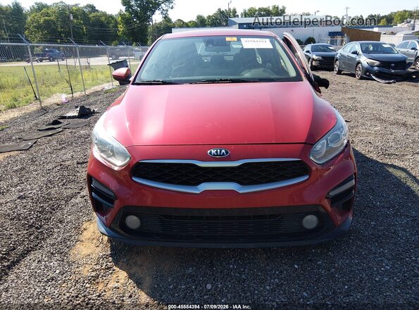 3KPF24ADXME379664 2021 KIA FORTE Red Widok wnętrza z tyłu