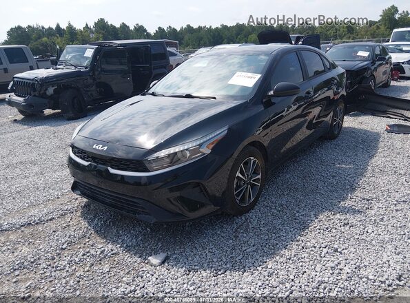 3KPF24ADXNE419288 2022 KIA FORTE Черный Передняя левая четверть