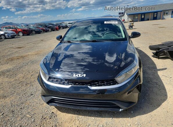 3KPF24ADXNE493729 2022 KIA FORTE Black Вид спереду
