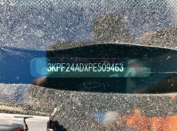 3KPF24ADXPE509463 2023 KIA FORTE Orange Вид наклейки з VIN-кодом