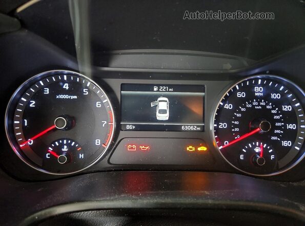 3KPF24ADXPE681136 2023 KIA FORTE Blue ხელსაწყოთა პანელის ხედი