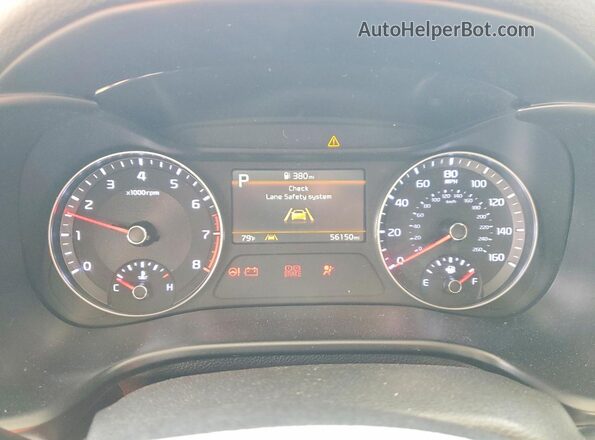 3KPF24ADXRE699073 2024 KIA FORTE White Вид щитка приладів