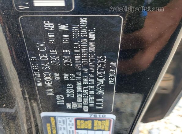 3KPF24ADXRE725025 2024 KIA FORTE Черный Вид подкапотного пространства