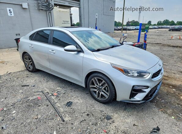 3KPF34AD0KE015926 2019 KIA FORTE Серебряный Передняя правая четверть
