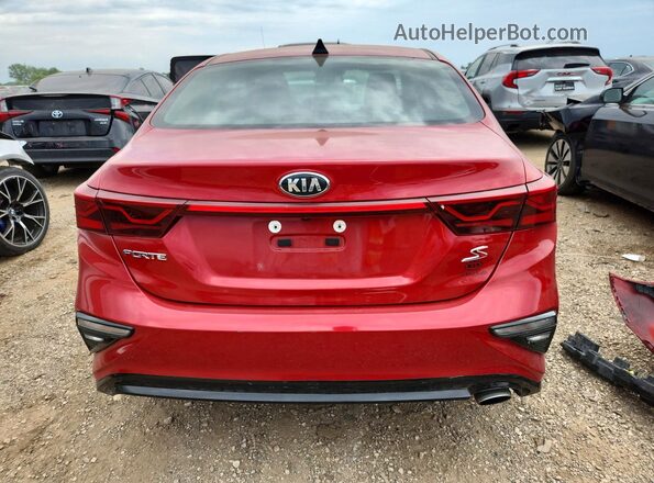 3KPF34AD0KE064804 2019 KIA FORTE Red Հետևի տեսք