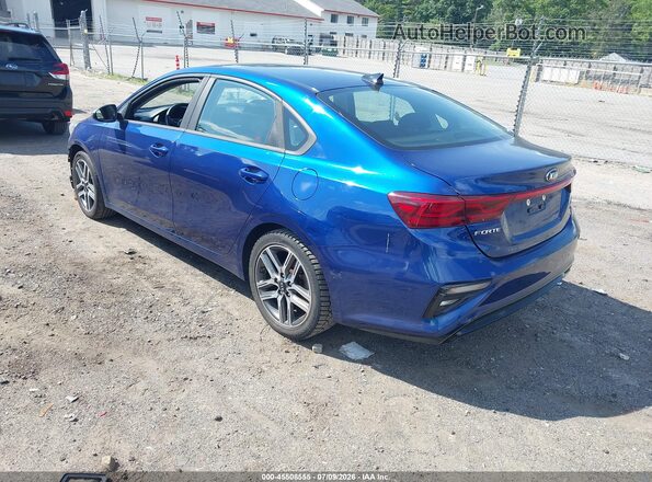 3KPF34AD0KE073485 2019 KIA FORTE Blue უკანა მარცხენა