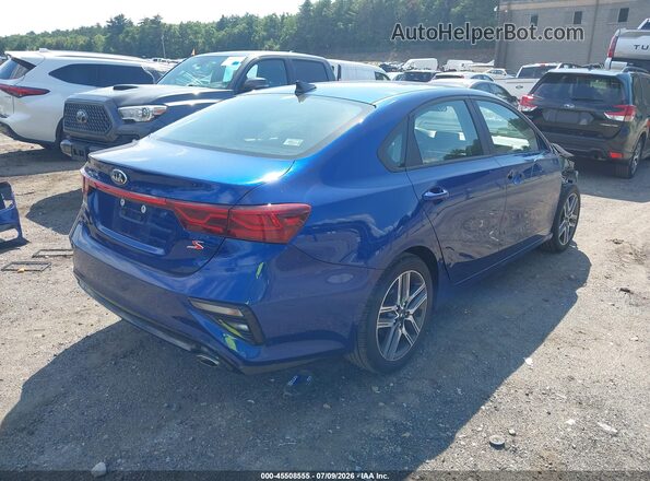 3KPF34AD0KE073485 2019 KIA FORTE Blue უკანა მარჯვენა
