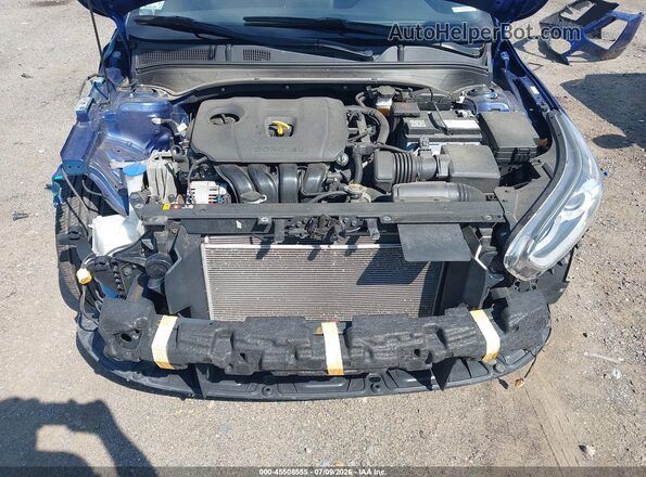 3KPF34AD0KE073485 2019 KIA FORTE Blue უკანა ხედი
