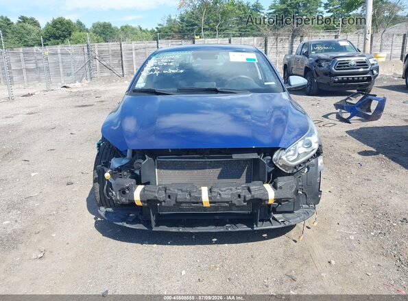 3KPF34AD0KE073485 2019 KIA FORTE Blue უკანა სალონის ხედი