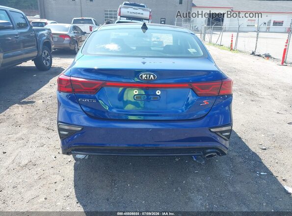 3KPF34AD0KE073485 2019 KIA FORTE Blue 