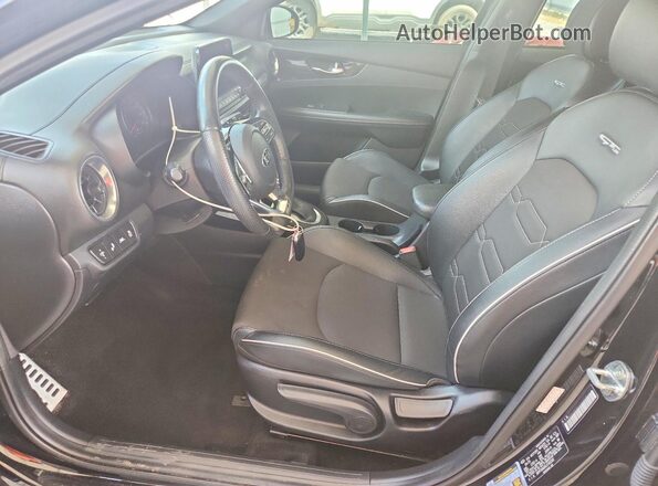 3KPF34AD0LE142242 2020 KIA FORTE Black წინა სალონის ხედი