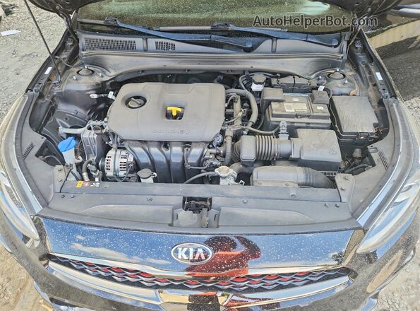 3KPF34AD0LE142242 2020 KIA FORTE Black უკანა სალონის ხედი