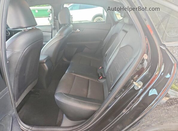 3KPF34AD0LE142242 2020 KIA FORTE Black უკანა სავარძლების ხედი