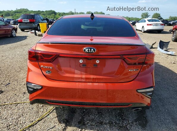 3KPF34AD0LE260923 2020 KIA FORTE Orange Вид ззаду