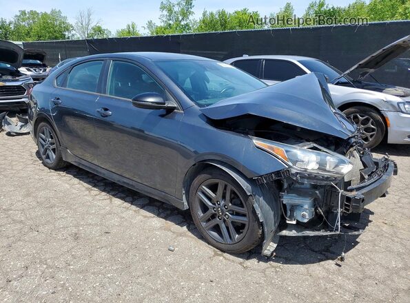 3KPF34AD0ME284138 2021 KIA FORTE Gray წინა მარჯვენა