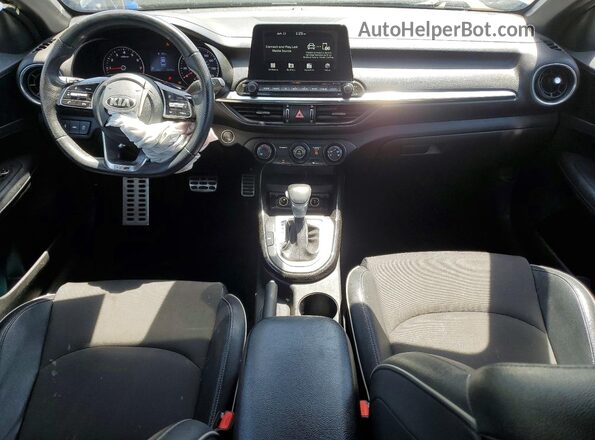 3KPF34AD0ME284138 2021 KIA FORTE Gray წინა პანელის ხედი