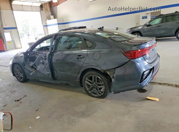 3KPF34AD0ME296094 2021 KIA FORTE Gray Задня ліва чверть