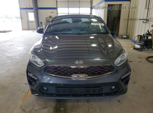 3KPF34AD0ME296094 2021 KIA FORTE Gray Вид спереду