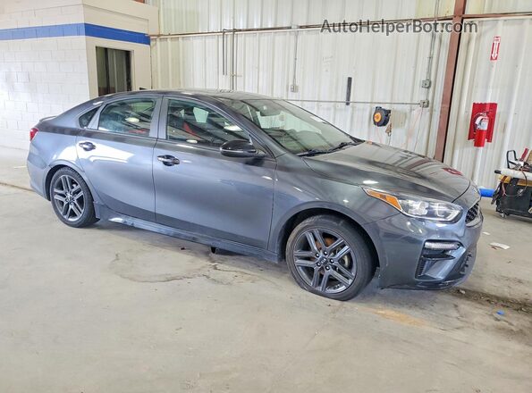 3KPF34AD0ME296094 2021 KIA FORTE Gray Передня права чверть