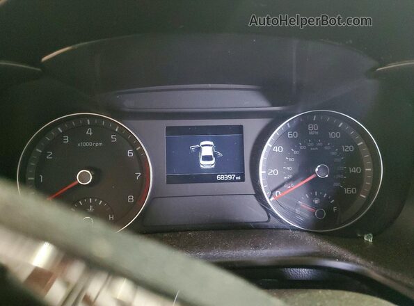 3KPF34AD0ME296094 2021 KIA FORTE Gray Вид щитка приладів