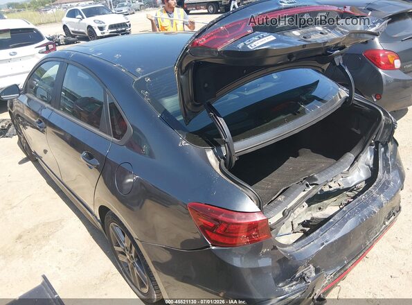 3KPF34AD0ME324542 2021 KIA FORTE Gray Задня ліва чверть