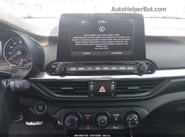 3KPF34AD0ME324542 2021 KIA FORTE Gray 