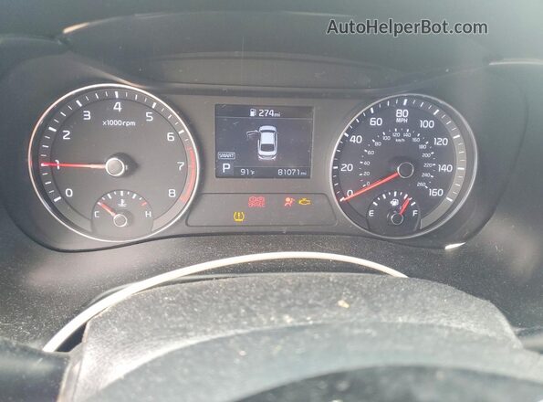 3KPF34AD0ME375555 2021 KIA FORTE Black Вид щитка приладів