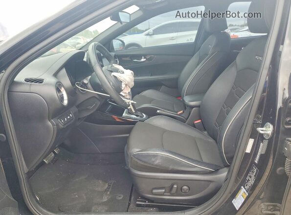 3KPF34AD0ME375555 2021 KIA FORTE Black Вид салону спереду