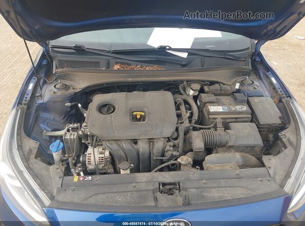 3KPF34AD0ME387396 2021 KIA FORTE Синий Вид сзади