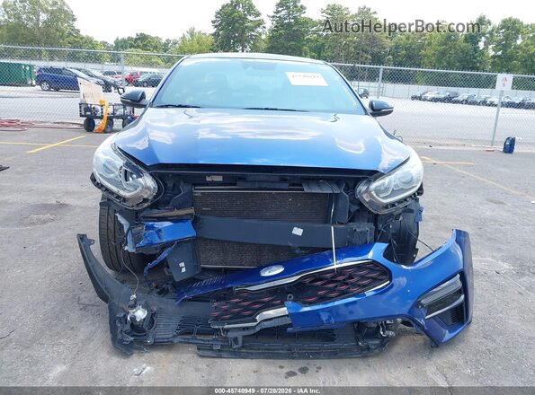 3KPF34AD1LE151953 2020 KIA FORTE Синий Вид спереди