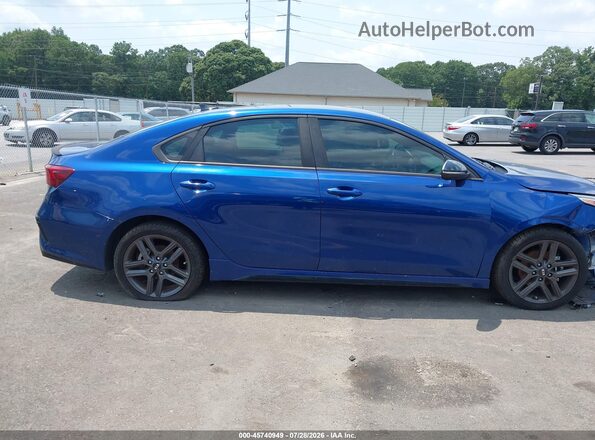 3KPF34AD1LE151953 2020 KIA FORTE Синий Вид задней части салона