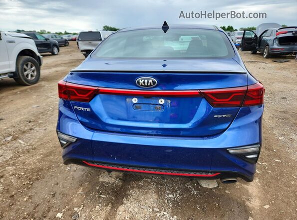3KPF34AD1LE207065 2020 KIA FORTE Blue Widok z tyłu