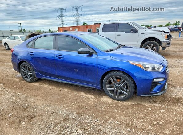 3KPF34AD1LE207065 2020 KIA FORTE Blue Przód prawy