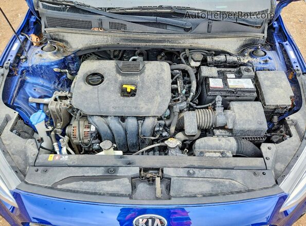 3KPF34AD1LE207065 2020 KIA FORTE Blue Widok wnętrza z tyłu