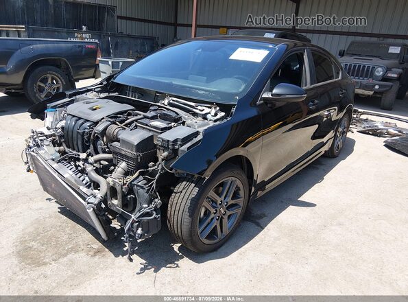 3KPF34AD1ME354715 2021 KIA FORTE Black Vista tres cuartos delantera izquierda