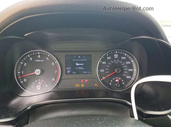 3KPF34AD2KE025714 2019 KIA FORTE Gray Вид щитка приладів