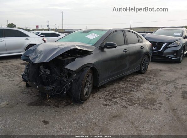 3KPF34AD2LE137317 2020 KIA FORTE Серый Передняя левая четверть