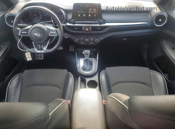 3KPF34AD2ME341746 2021 KIA FORTE Blue Առջևի վահանակի տեսք