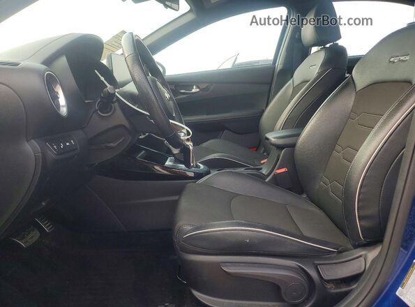 3KPF34AD2ME341746 2021 KIA FORTE Blue Սալոնի դիմացի տեսք