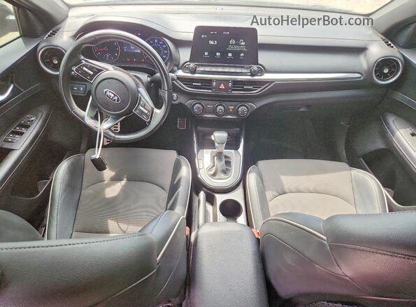 3KPF34AD2ME376447 2021 KIA FORTE Синий Вид панели приборов