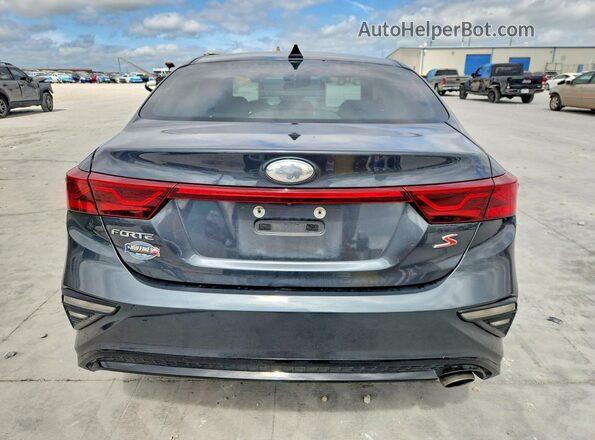3KPF34AD3KE048628 2019 KIA FORTE Gray Вид ззаду