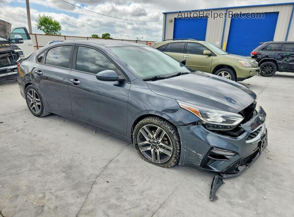 3KPF34AD3KE048628 2019 KIA FORTE Gray Передня права чверть