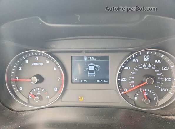 3KPF34AD3KE048628 2019 KIA FORTE Gray Вид щитка приладів
